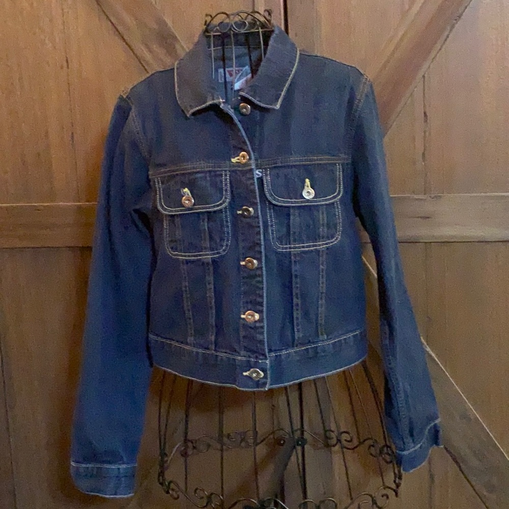 Silver Jean Jacket - image 1